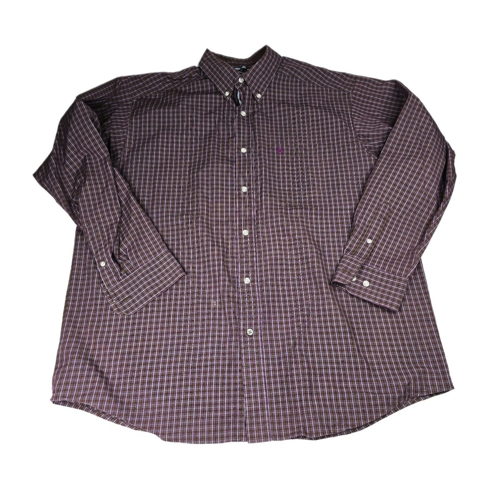 Ariat Pro Series Plaid Shirt Mens XL‎ Red Mesh Back Long Sleeve Western Cowboy